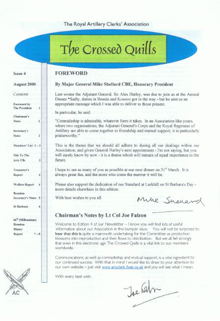 Crossed Quills Edition 4, August 2000