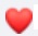 Emoticon of a heart